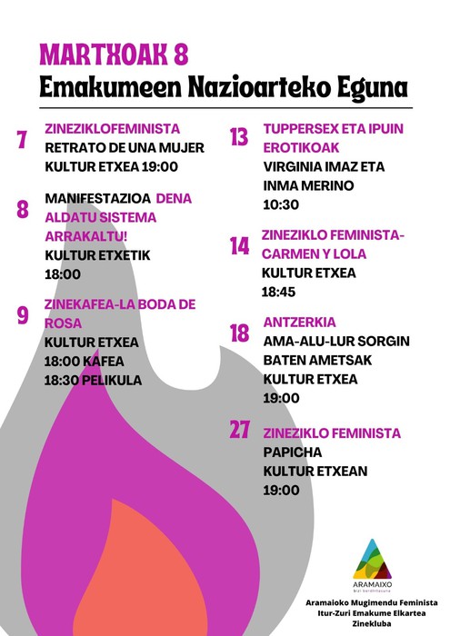 'Dena aldatu sistema arrakalatu' manifestazioa Aramaion