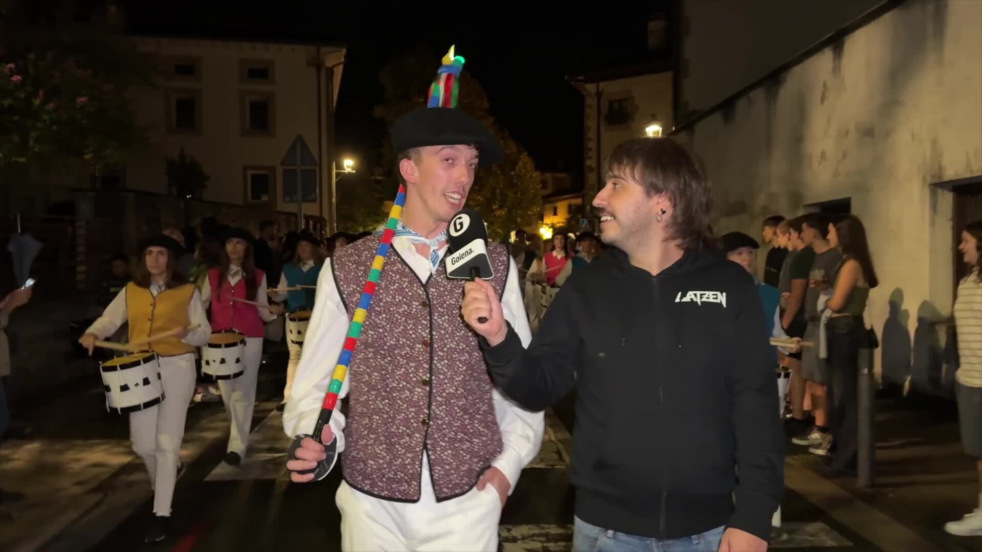Danbor hotsek Oñatiko kaleak girotu dituzte