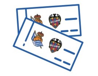 Realaren eta Levanteren arteko partidarako sarrerak futbol zelaiko tokirik onenean!