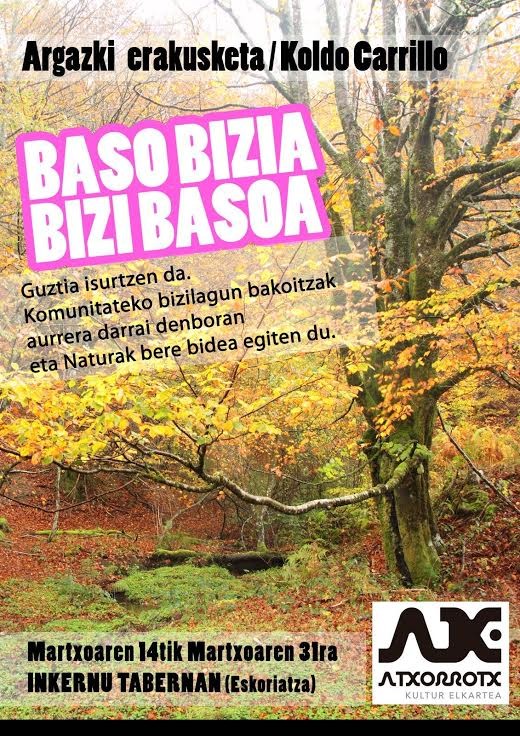 Koldo Carrilloren argazkiak ikusgai Inkernu tabernan