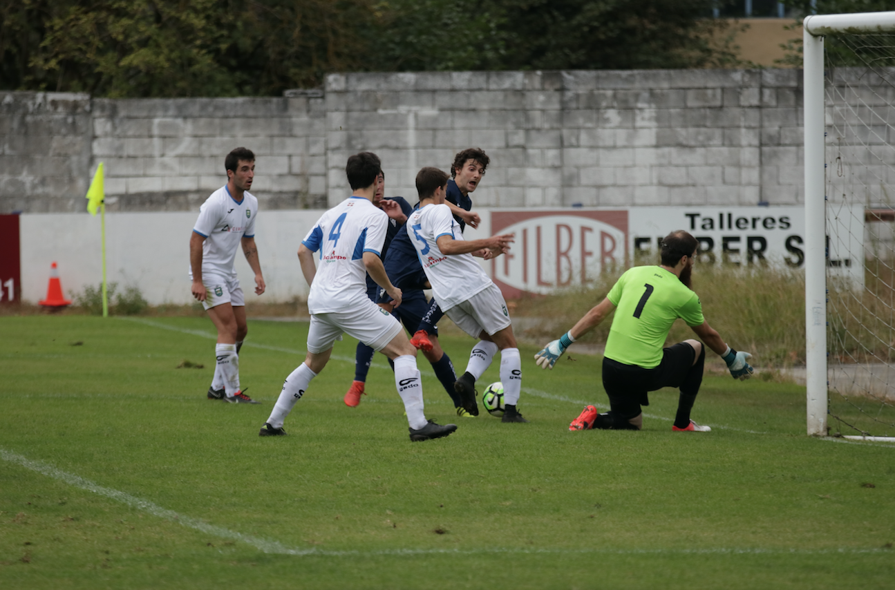 Etxeko taldeari gol bat sartuta oiartzuarrak nagusi Bergaran 