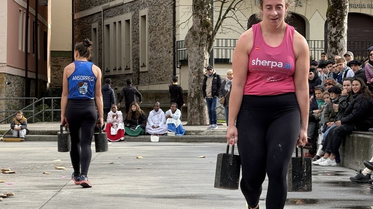 Herri-kirolariak nor baino nor, Zaldibarko frontoian