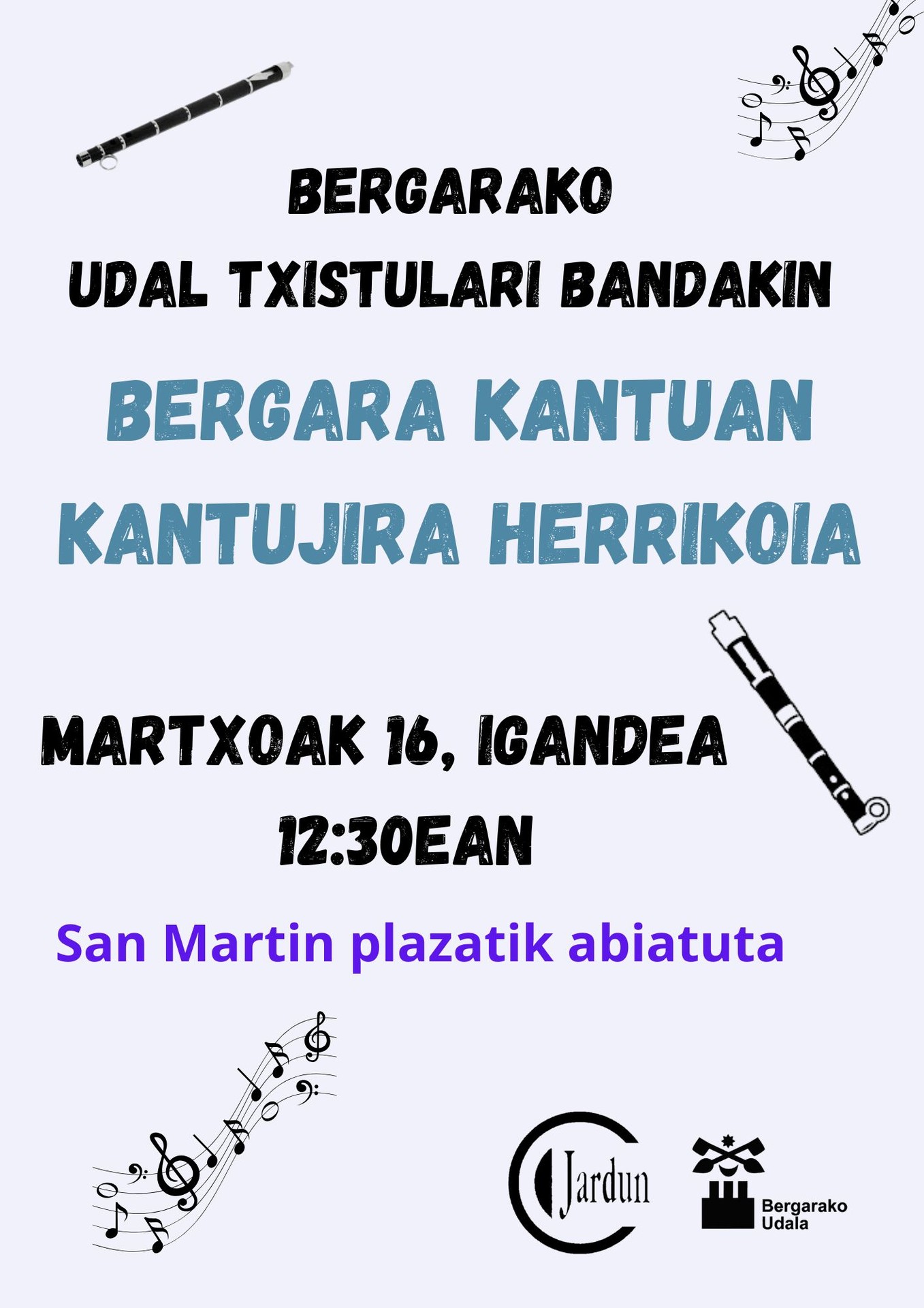 BERGARA KANTUA: GAUR, ASTEAZKENA, ENTSEGUA