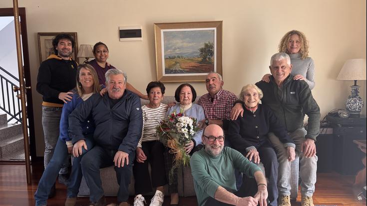 Karmen Kortabarria Galdos arrasatearrak 100 urte bete ditu