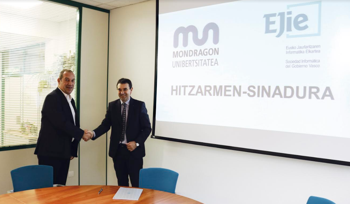 Elkarrekin egingo dute lan MUk eta Jaurlaritzaren Informatika Elkarteak