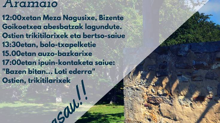 San Kristobal eguneko ospakizuna domekan, Uribarrikoek antolatuta