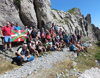 Pol-Poleko beteranoak Huescako Pirinioetan izan dira