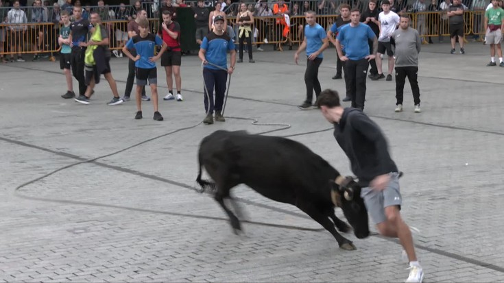 Bigantxaren aurrean batzuk, atzean besteak, eta gustura guztiak