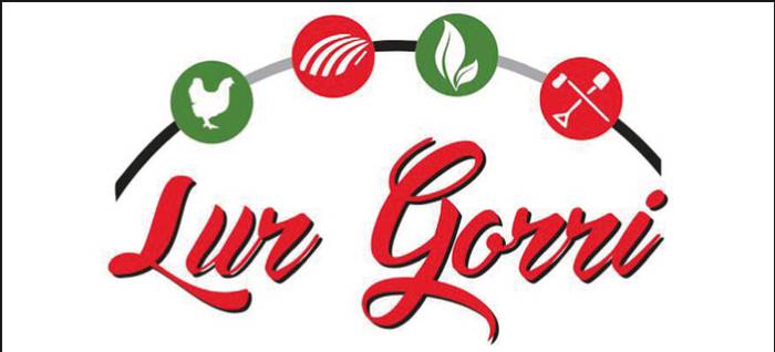 Lur Gorri logotipoa