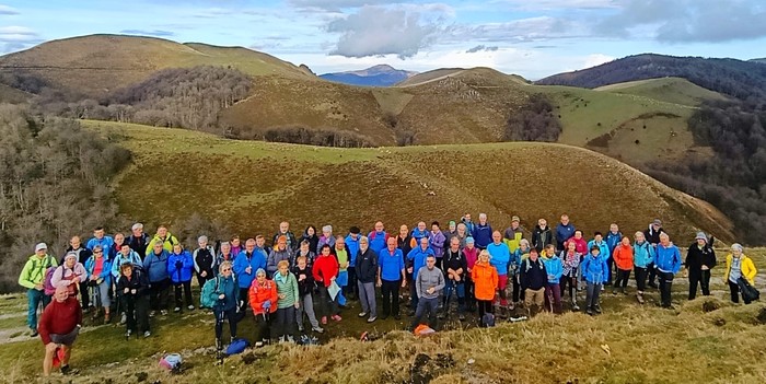 Pol-Poleko beteranoen urteko azken irteera, Nafarroako Auritz eta Auritzberri artean