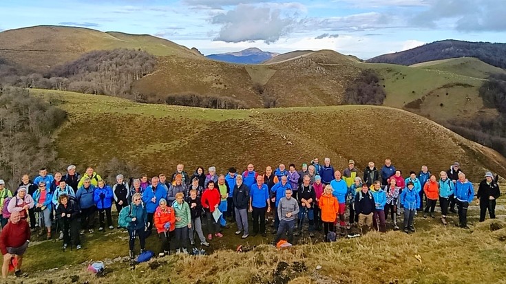 Pol-Poleko beteranoen urteko azken irteera, Nafarroako Auritz eta Auritzberri artean