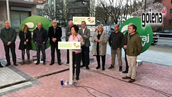 Elena Lete, Bergarako alkatetzarako hautagaitzaren aurkezpenean ...