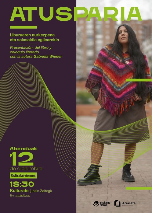 Solasaldia Gabriela Wiener idazlearekin