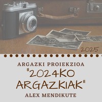 Alex Mendikuteren 2024ko argazkiekin proiekzioa