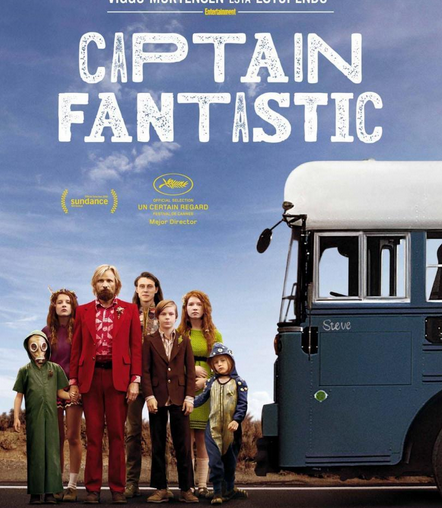 'Captain fantastic' filma, zineklubean