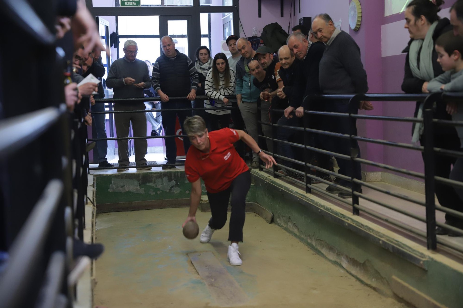 Gipuzkoako hiru txirlo bola txapelketako tiraldia, zapatuan, Elgetan