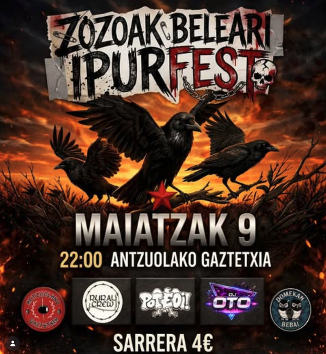 'Zozoak beleari ipurfest' jaialdia