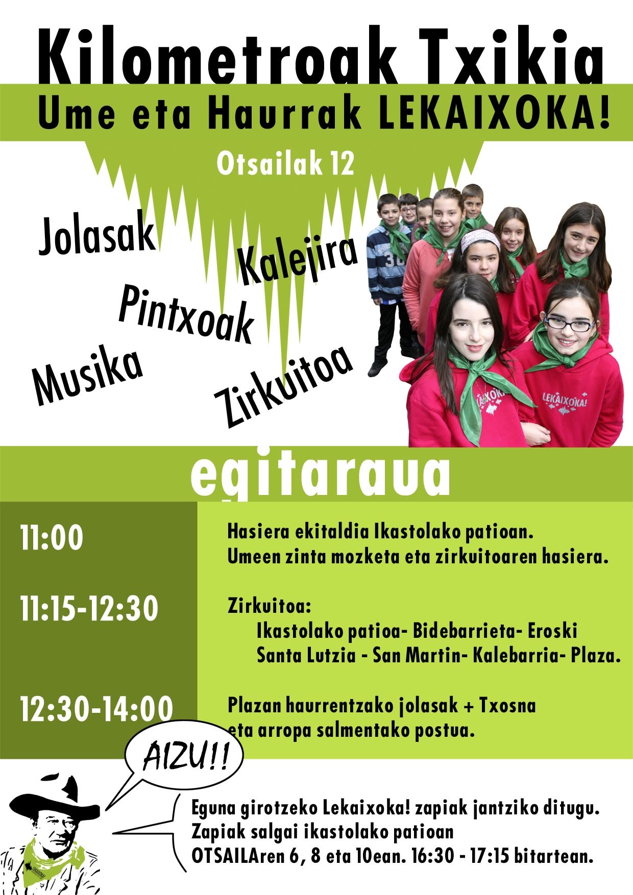 KILOMETROAK TXIKIRAKO ZAPIAK SALGAI