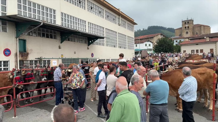 Ganadua eta askotariko produktuak Ferixa Nagusiko azokan