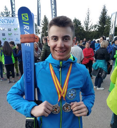 Mikel Garitano eskiatzailea da 16 urtez azpiko Espainiako txapelduna