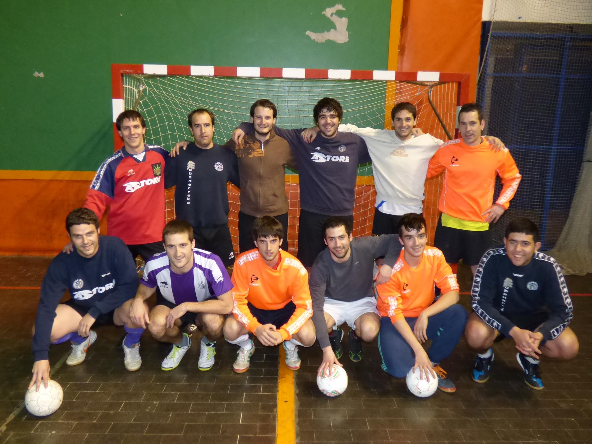 Aramaixo, maila berrira egokitu ostean areto futbolaz gozatzen ari den taldea