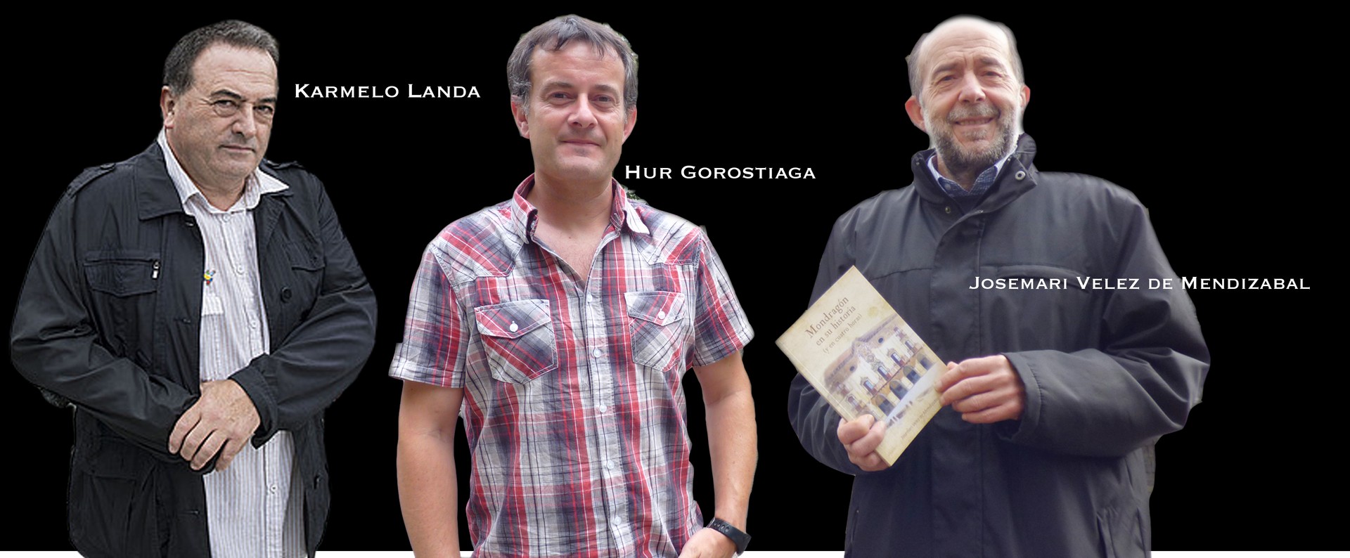 Landa, Gorostiaga eta Velez de Mendizabalen mahai-ingurua, Aramaioko Gure Esku Dagok antolatuta