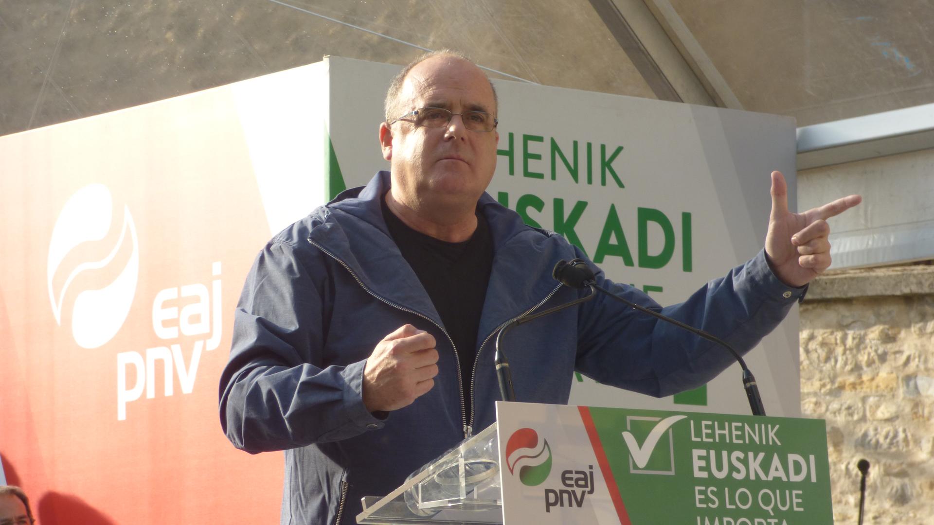 Joseba Egibar: "EAJ-PNV da Euskadik aurrera jarraitzeko bermea"
