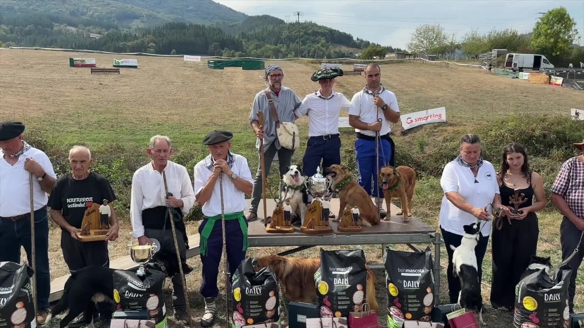 Oihan Basterrak eta 'Lau' txakurrak eroan dute txapela Oñatin