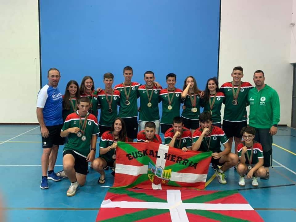 Maddi Berrocal pilotari bergararra Portugalen izan da euskal selekzioarekin