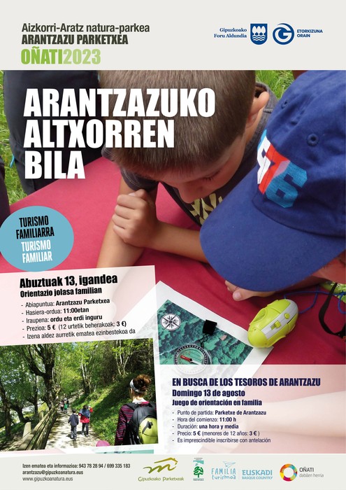 'Altxorraren bila' familiendako