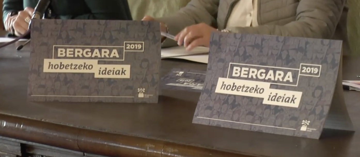 "Bergara hobetzeko" 119 ideia jaso ditu Udalak