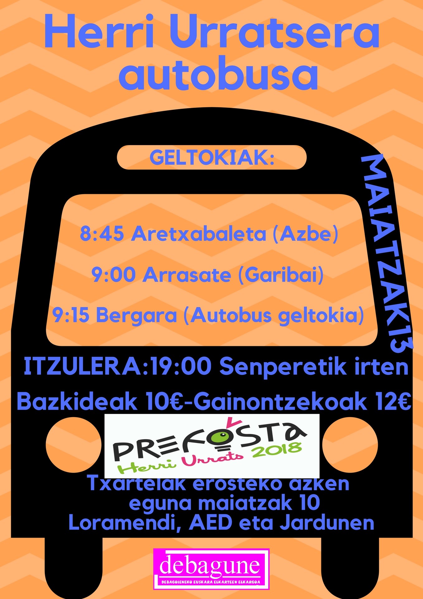 Herri Urratsera joateko autobusa