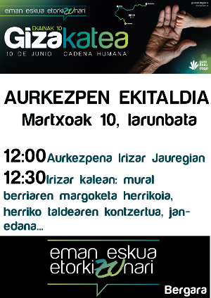 M10 Giza-katearen aurkezpen ekitaldia