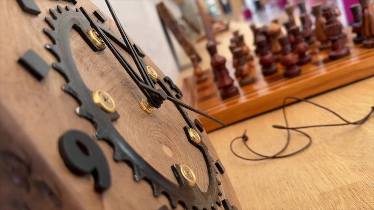 Margolanen eta egurrezko lanen erakusketa, MUren Eskoriatzako fakultatean