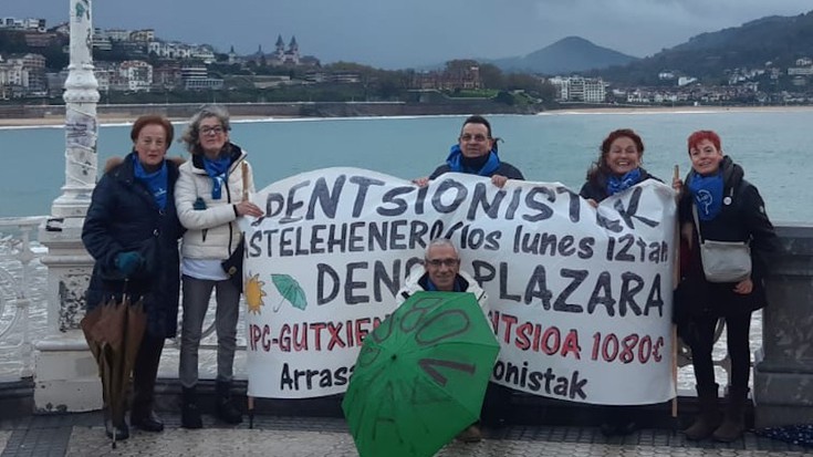 Debagoieneko pentsiodunak ere Donostiako manifestazioan izan dira