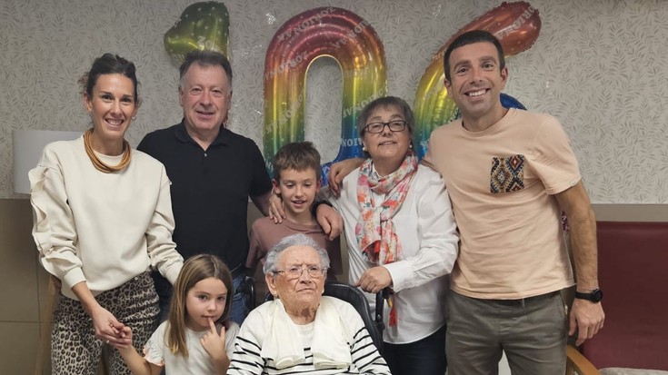 106 urte bete ditu Maringo Maritxu Arresek