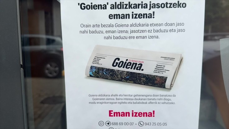 Albisteak: ‘Goiena’ aldizkaria etxean jasotzeko izena behar da Bergaran ere; Aretxabaletako jaien berri; eta, kaleko inkestan, adimen artifizialaren gainean herritarrei galdezka