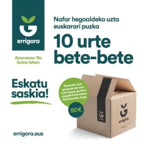 Errigorako otarra eskatzeko azken eguna azaroak 9 da.