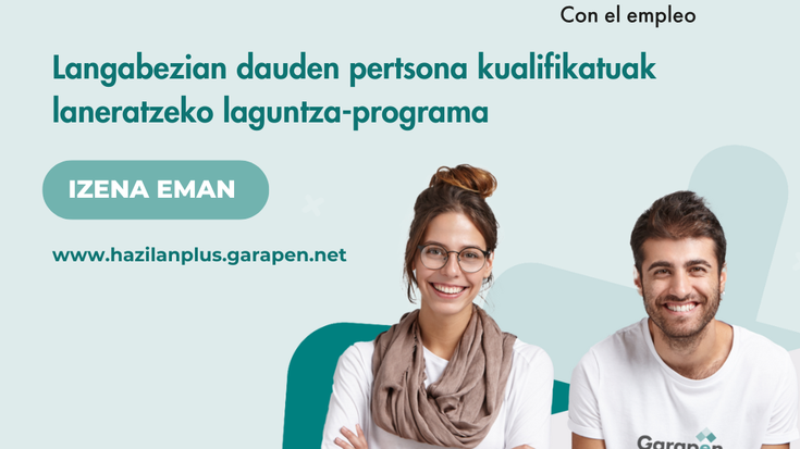 HAZILAN +: Laneratzeko behar duzun bultzada