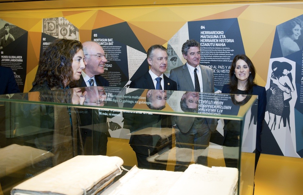 Euskadiko Artxibo Historikoa inauguratu dute Bilbon