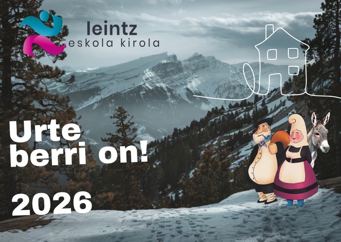 Leintz Eskola Kiroletik Gabon zoriontsuak opa dizkizuegu!