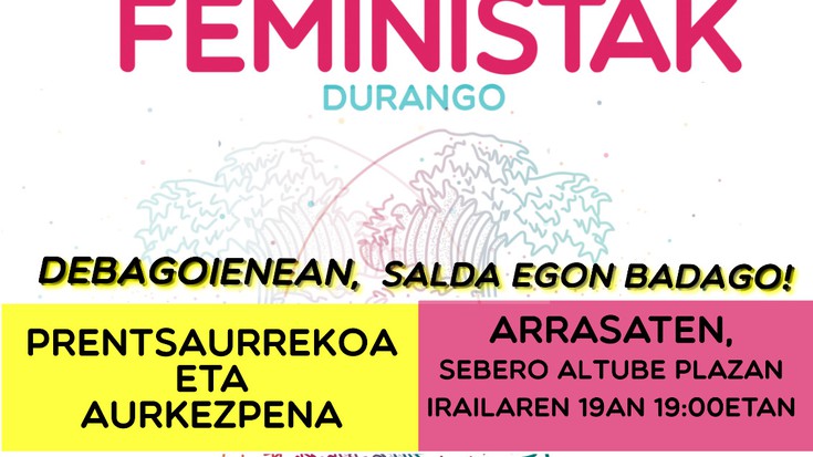 SALDA BADAGO! Euskal Herriko V. Jardunaldi Feministak.