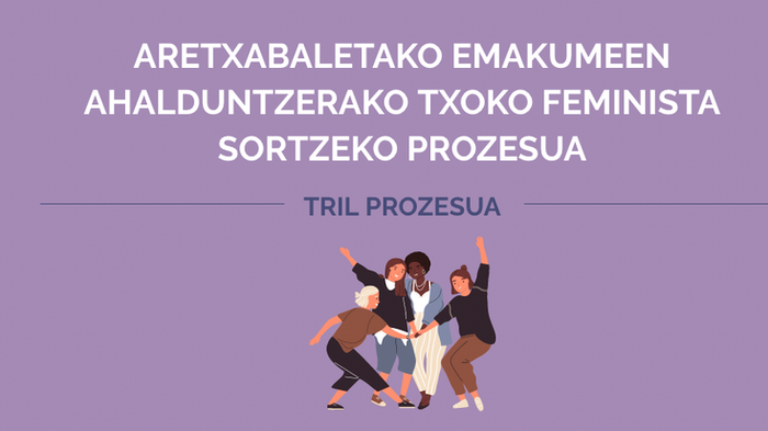 Aretxabaletako txoko femininistaren parte hartze prozesuaren bigarren lan saioa