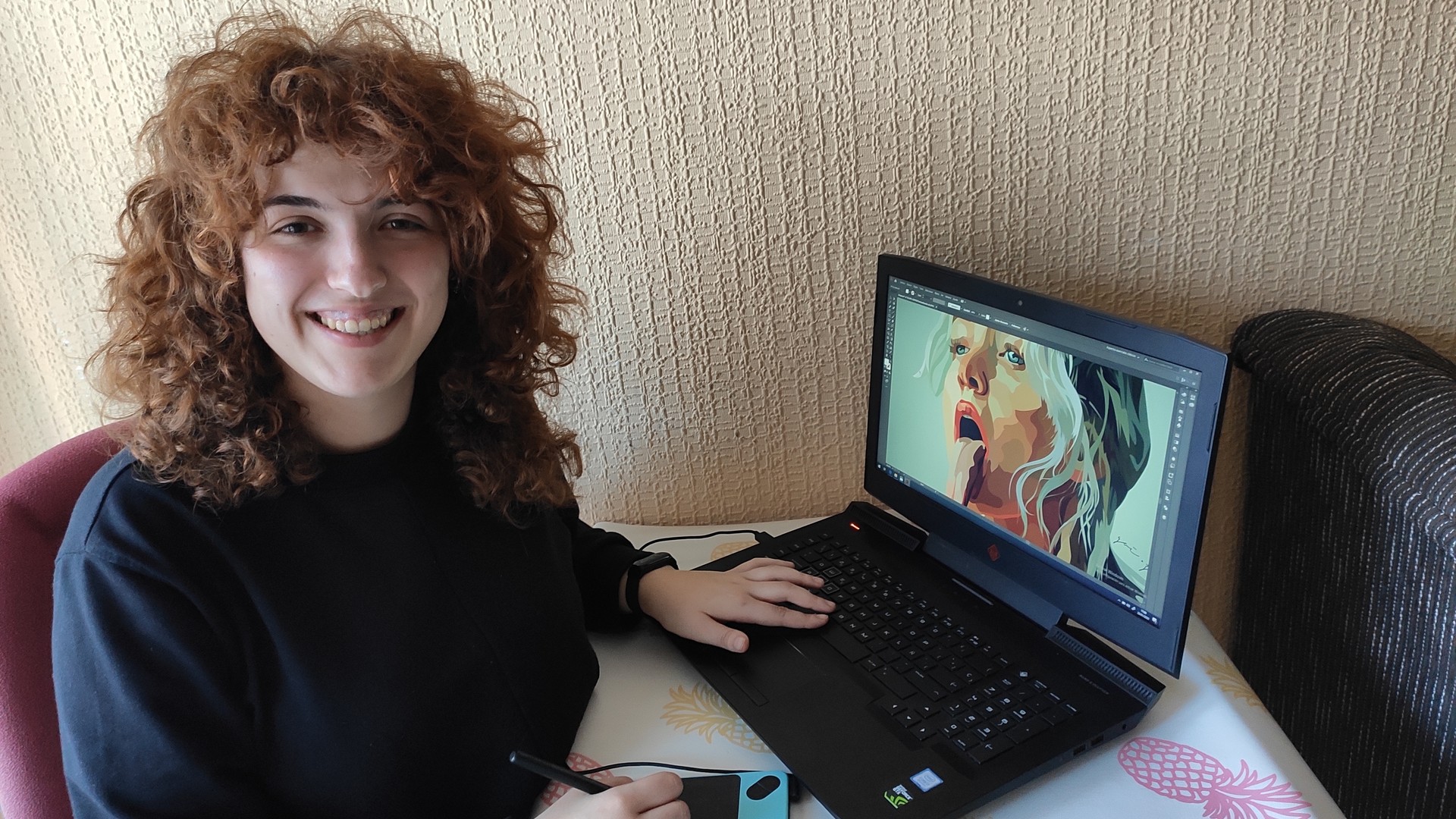 Goizaldi Arozena: "Diseinu grafikoa maitatzen ikasi dut"