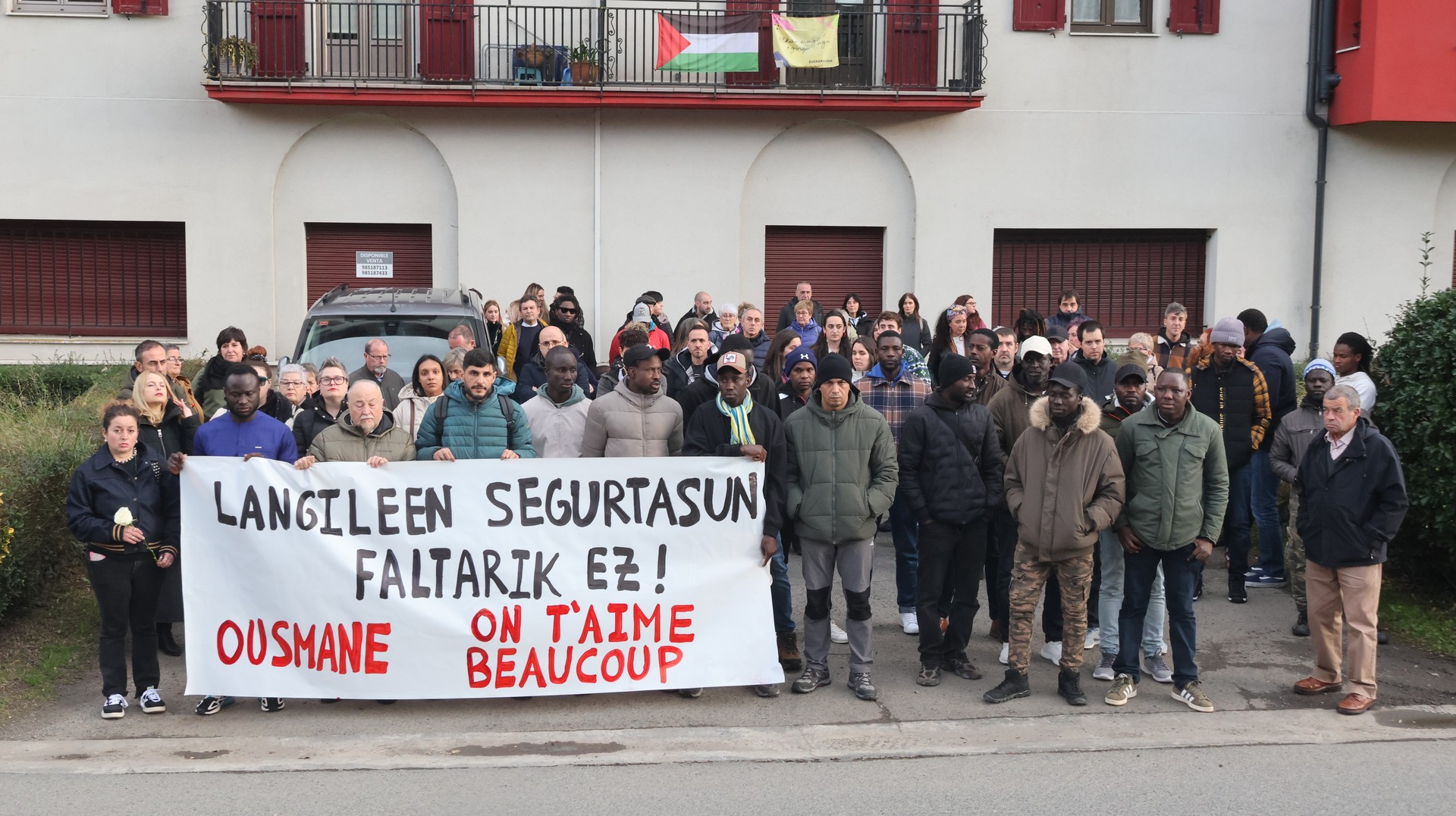 Ousmane Baren familiak jasotako babesa eskertu du
