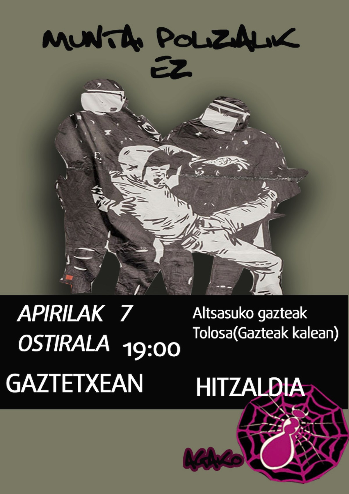 Mahai ingurua Arrasateko Gaztetxean