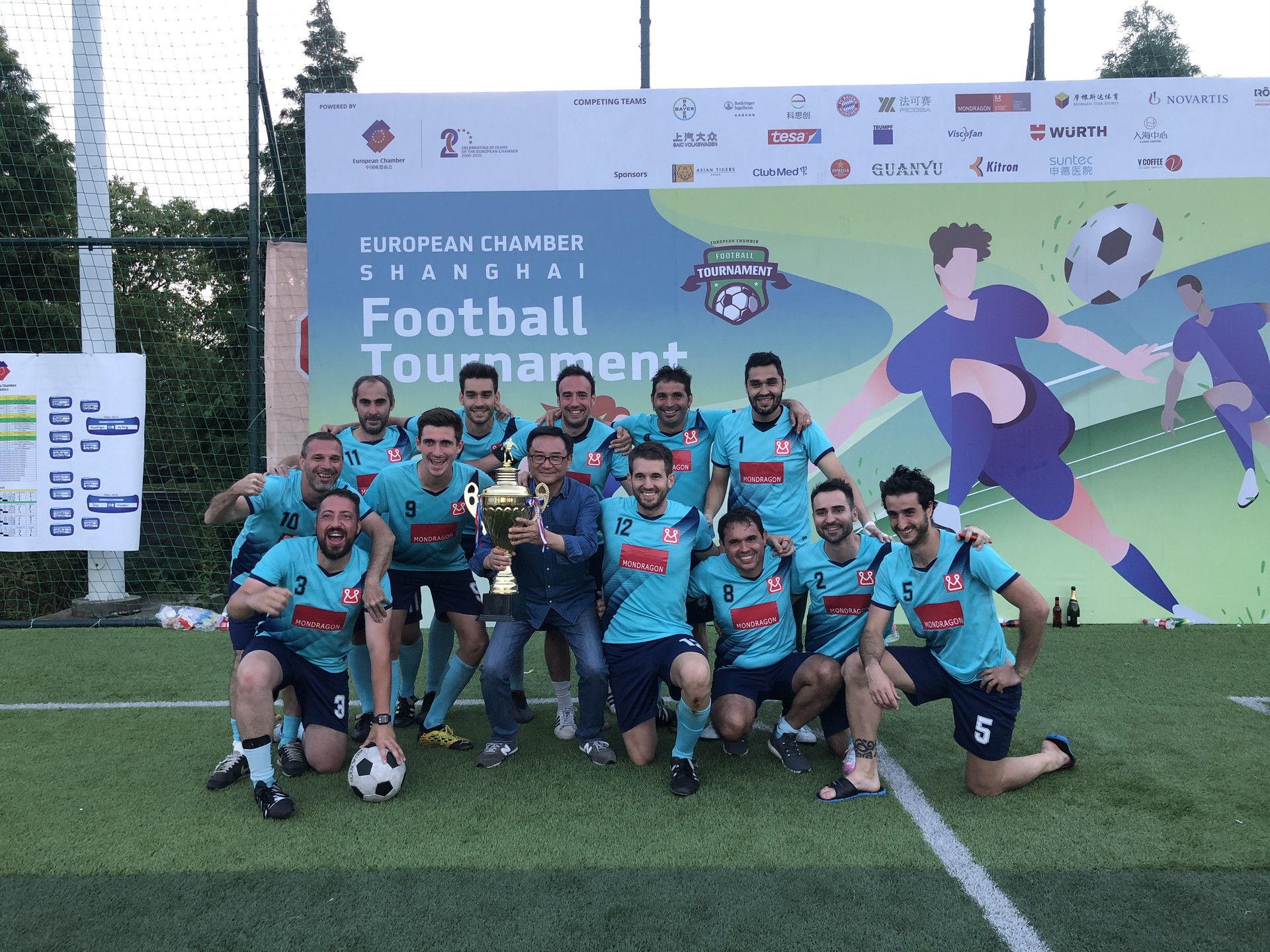 Mondragon Taldea txapeldun Shanghain, enpresen arteko futbol txapelketan