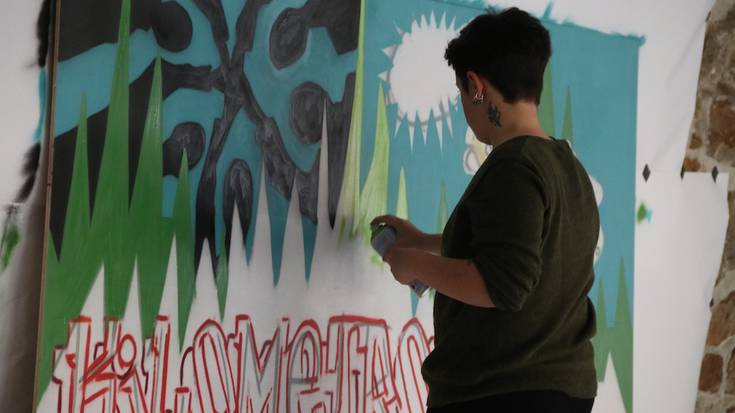Kilometroak 2017 jaiak badauka bere graffitia