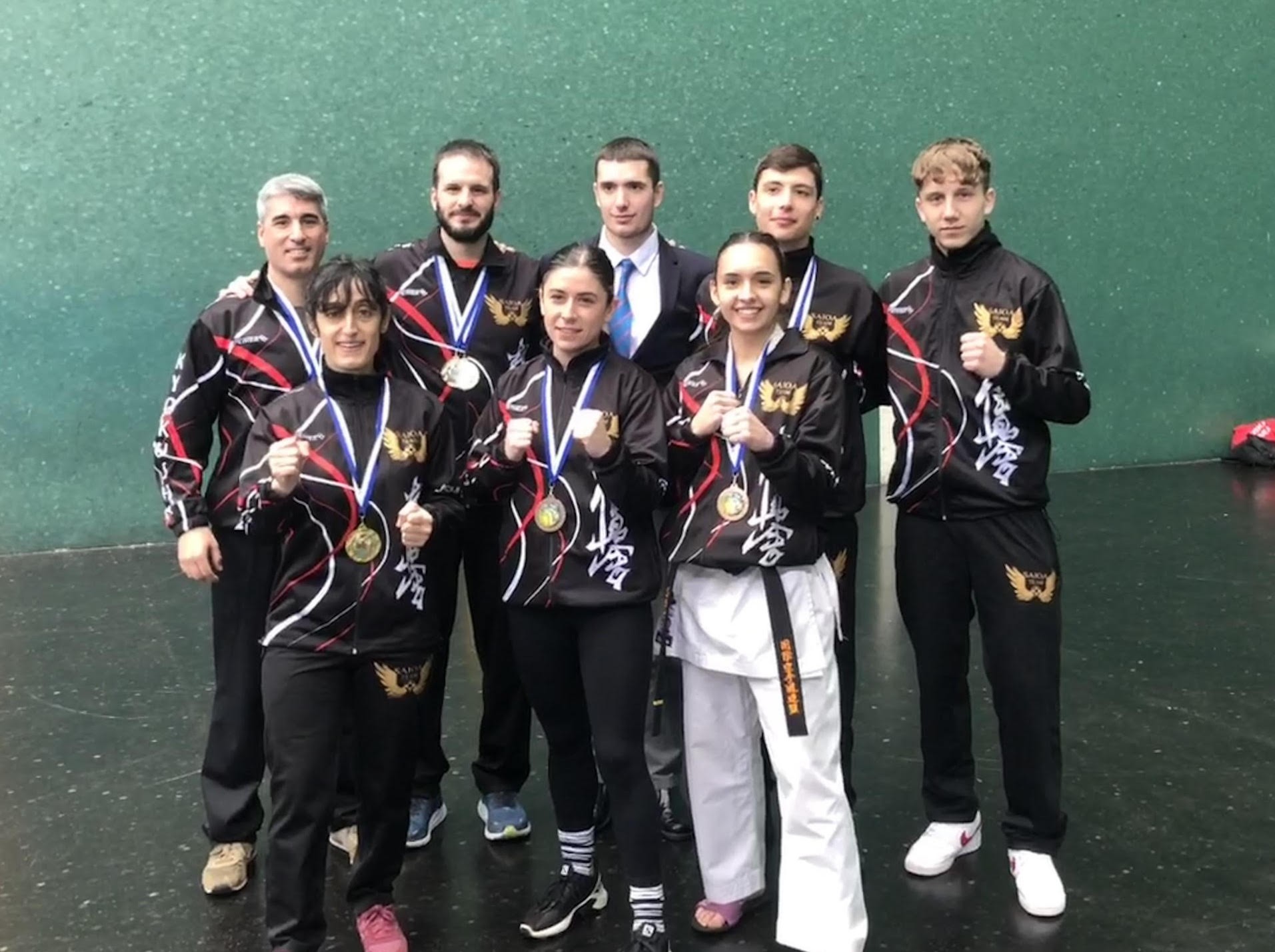 Euskadiko txapelketarako sailkatu dira Saioa karate taldeko hiru kide