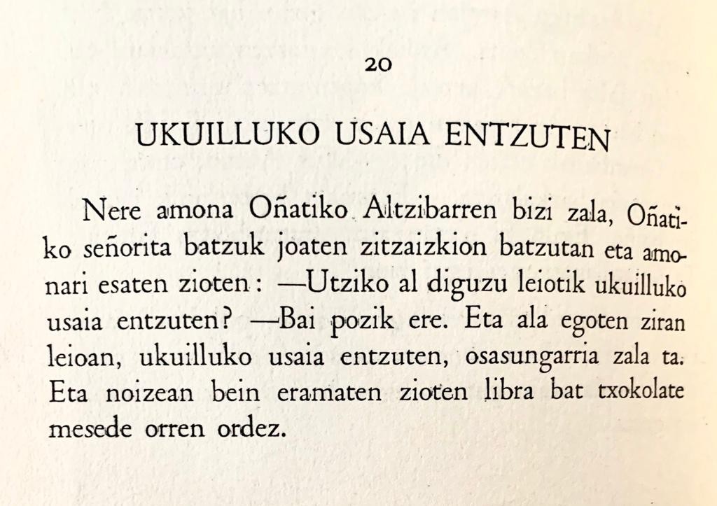 Usaina entzun